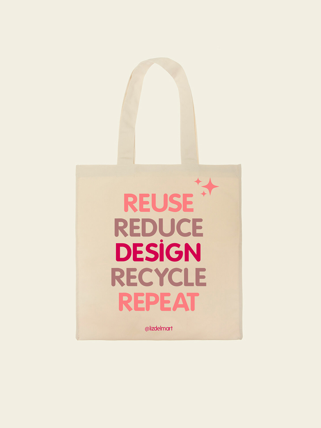 Totebag - Reuse - Reduce - Design - Recycle - Repeat (2)